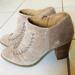 Franco Sarto Destiny Suede Booties - Sz 6